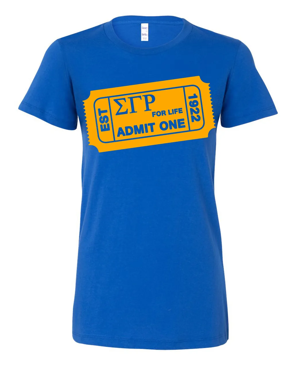 Deference Clothing® compatible with Sigma Gamma Rho Clothing® Chapter 43 Admit One