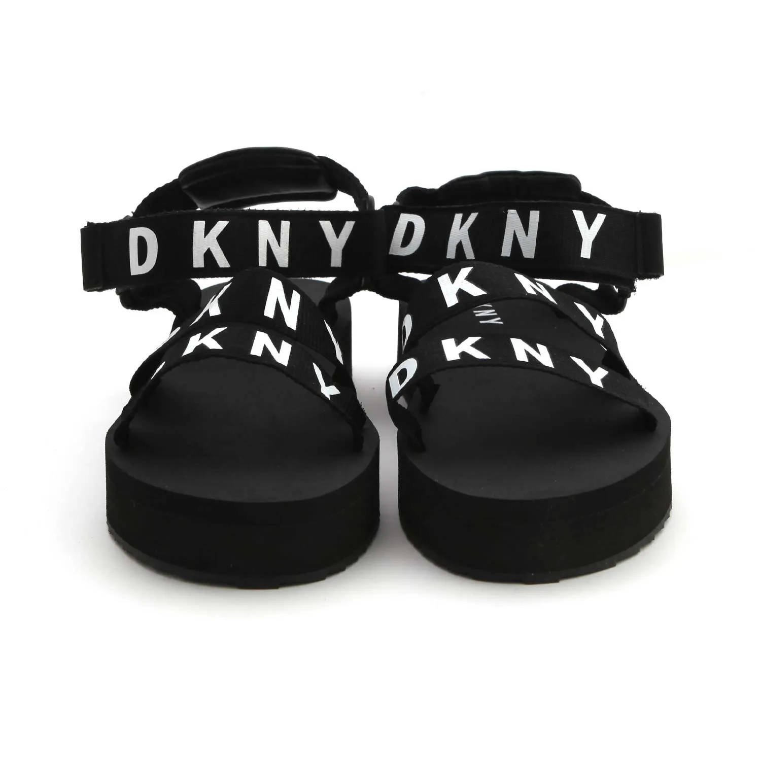 Dkny Girl Black And White Sandals