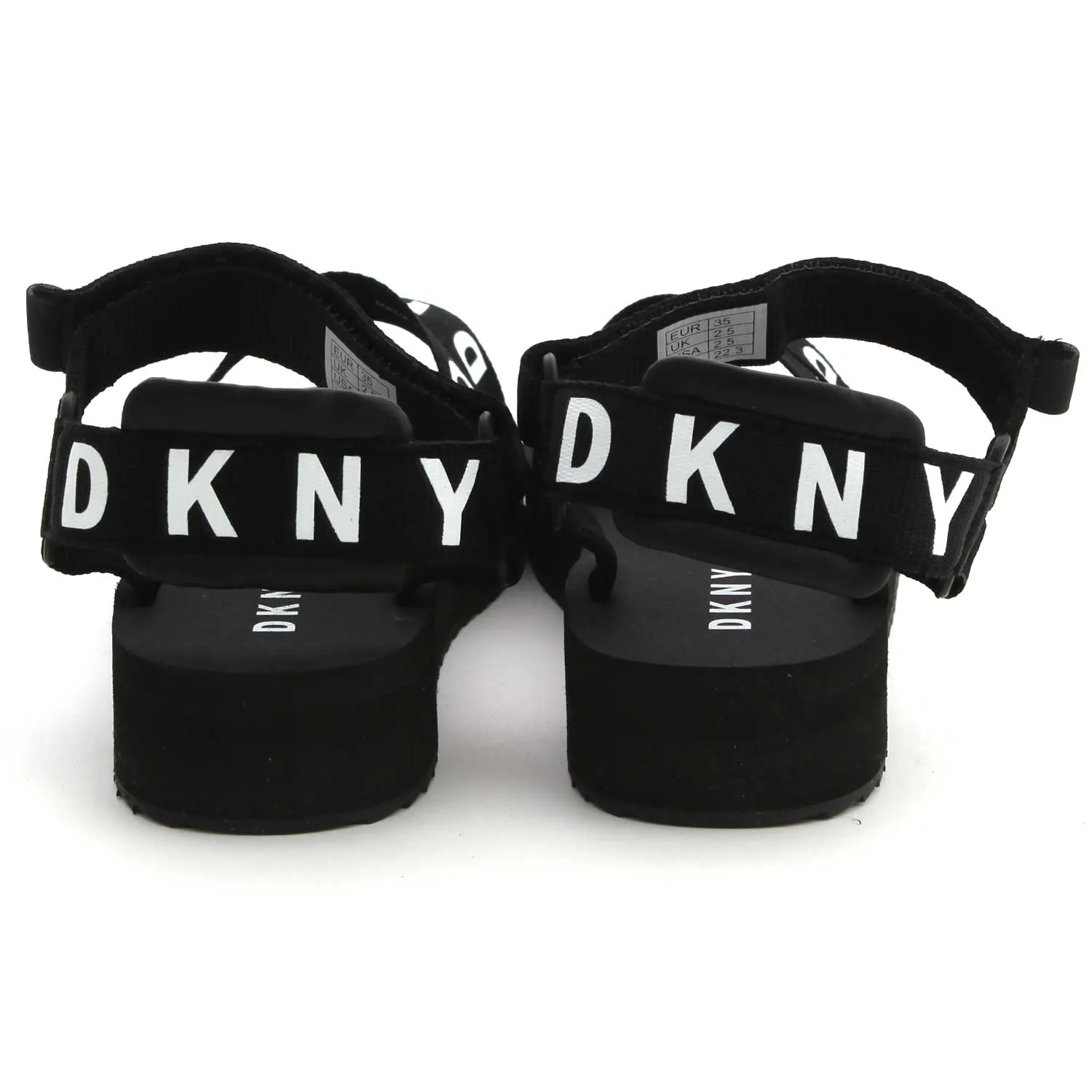 Dkny Girl Black And White Sandals