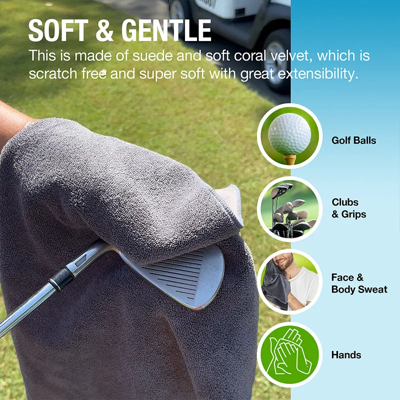 Dprofy Portable Magnetic Bluetooth Golf Speaker With Magnetic Golf Towel