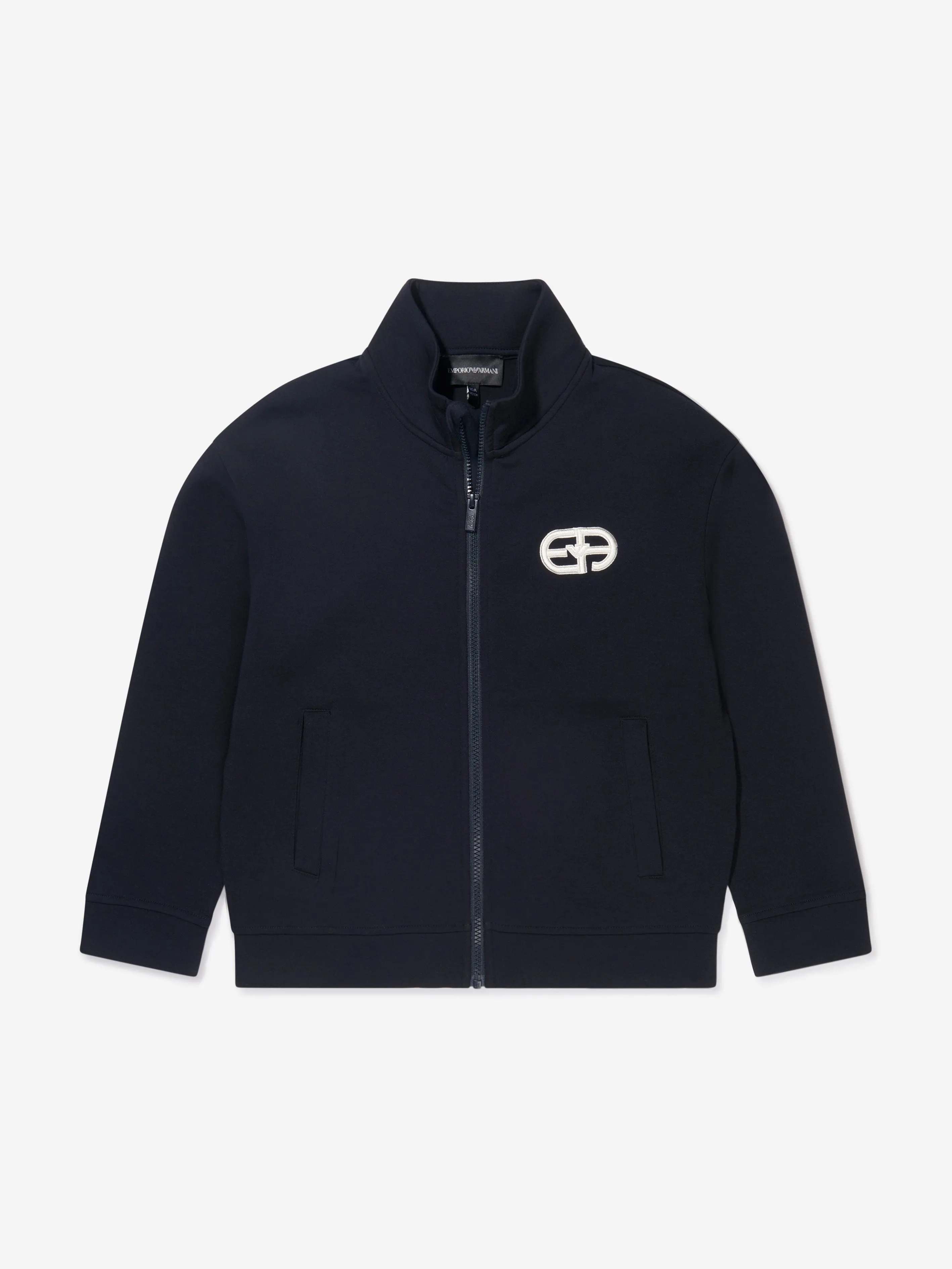 Emporio Armani - Boys Logo Zip Up Top | Childsplay Clothing