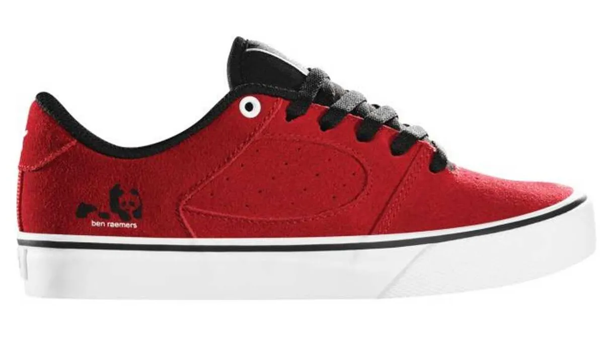 ES Schuhe  Skate Shoes - Square Two Youth Kids-- Red Rouge/ White/ Black