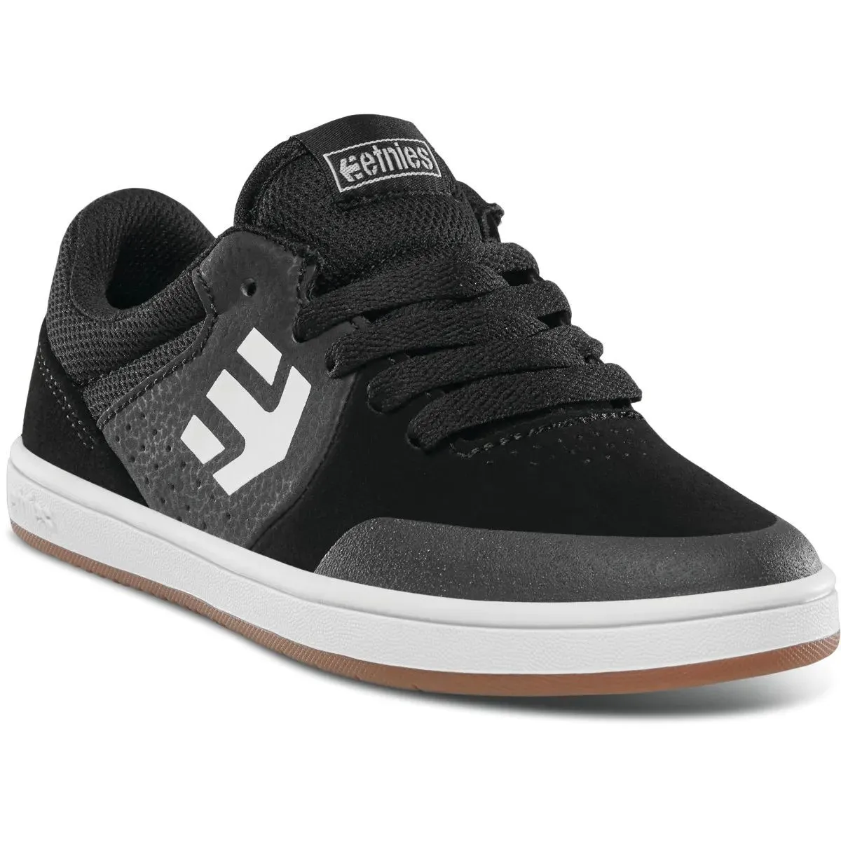 Etnies Marana Kids Skate Shoes - Black/Gum/White