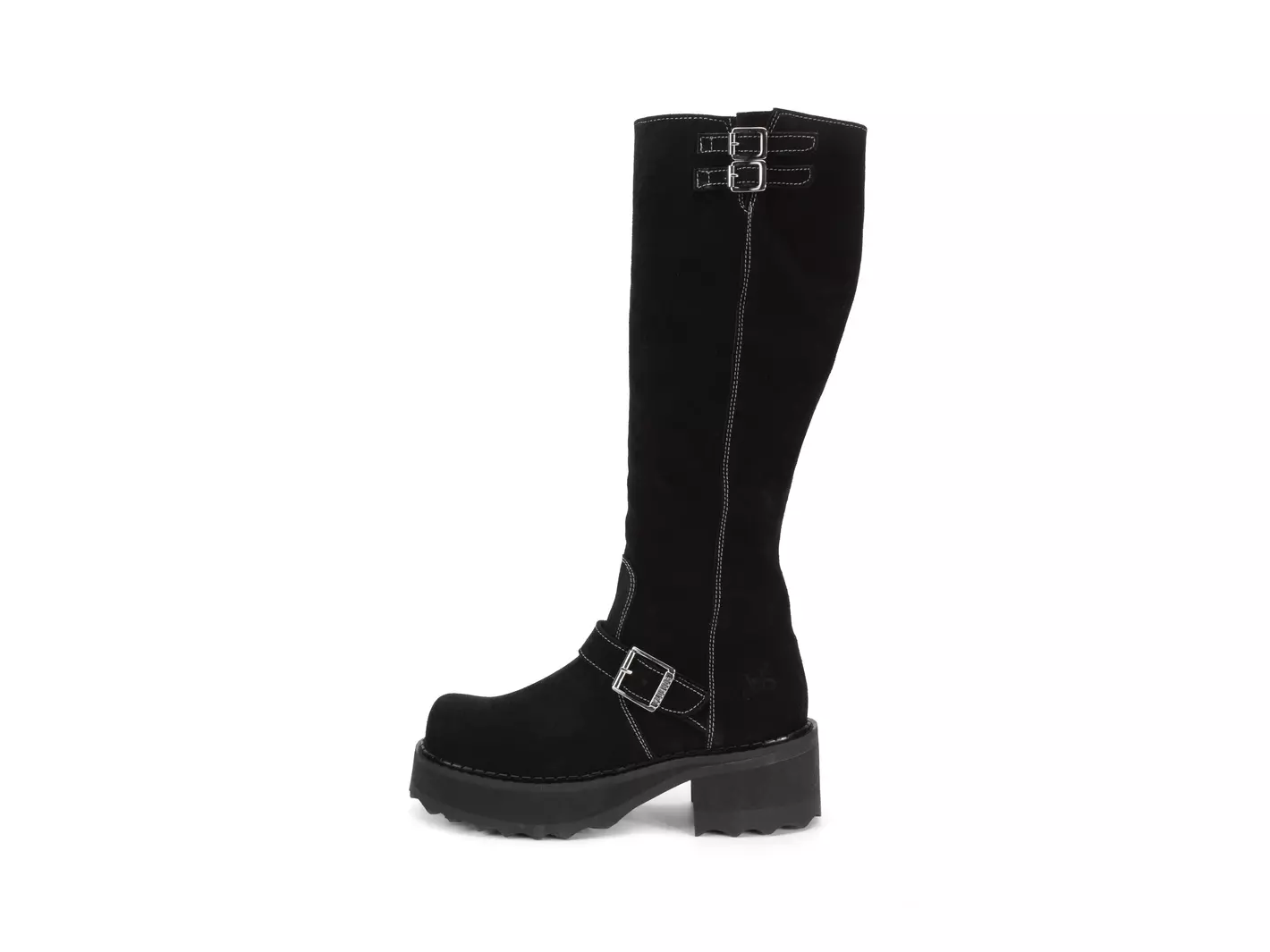 F-Shoe Hi Bond Girl Tall Boots with Buckles