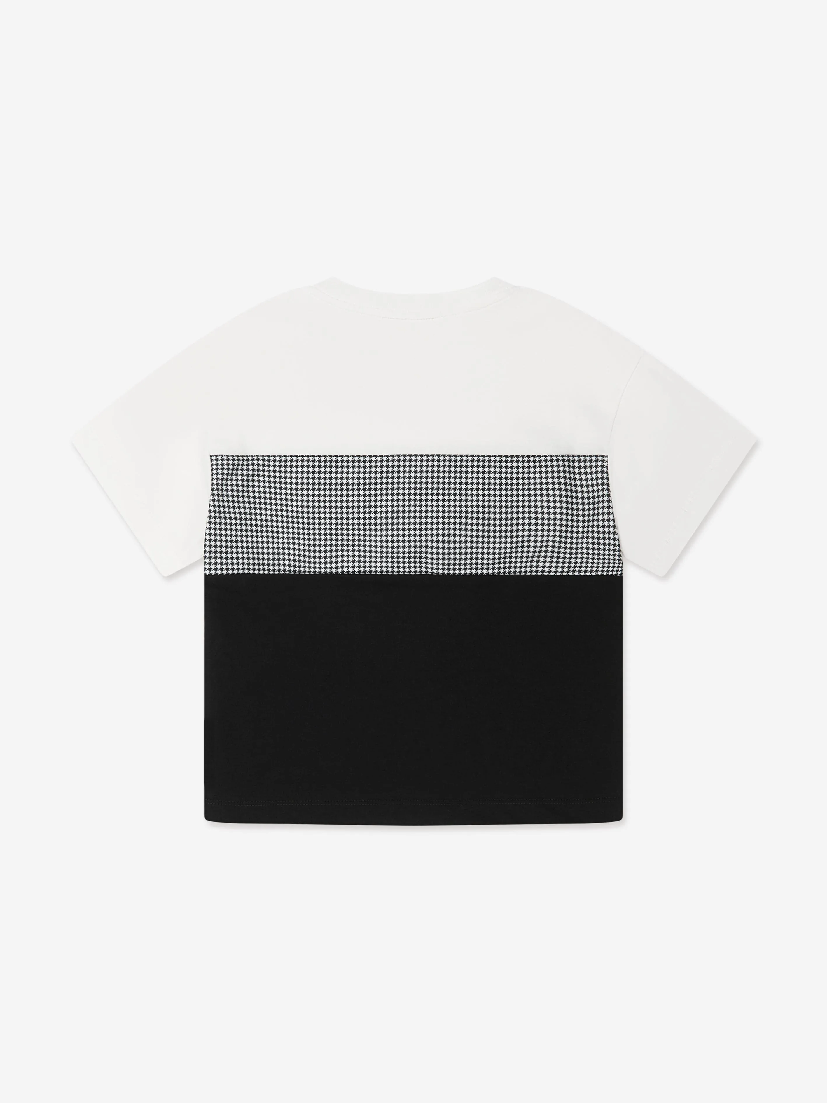 Fendi Kids - Boys Colour Block Dogtooth T-Shirt | Childsplay Clothing