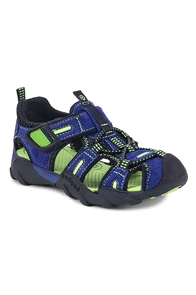 Flex Canyon Blue Lime Adventure Sandals