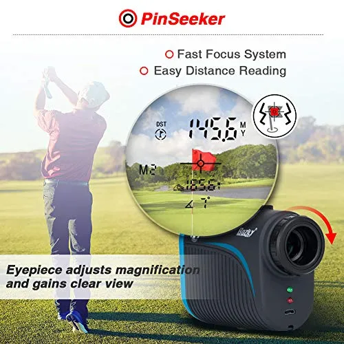 Golf Rangefinder - Laser Range Finder 1200 Yards with Slope Adjustment