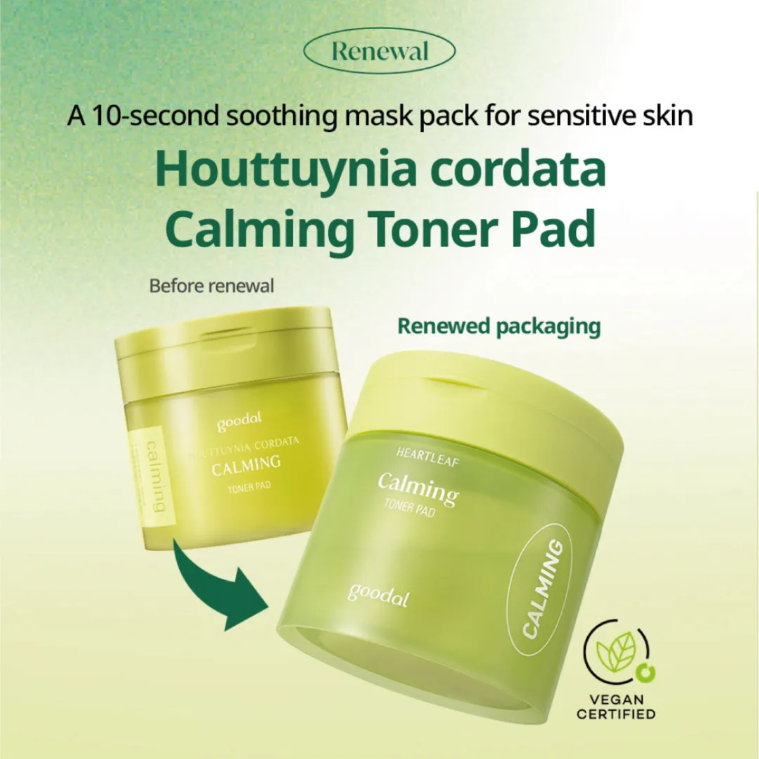 Goodal Houttuynia Cordata Calming Toner Pad - 70 Sheets