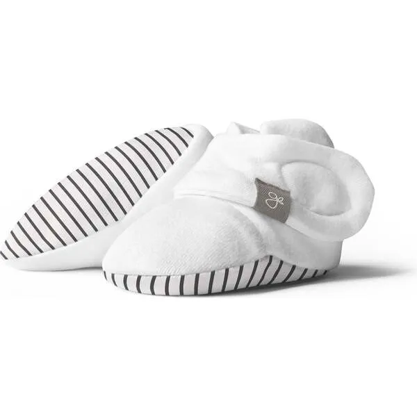 Goumi Stay On 2-Pack Baby Boots, Stripe Gray + Midnight