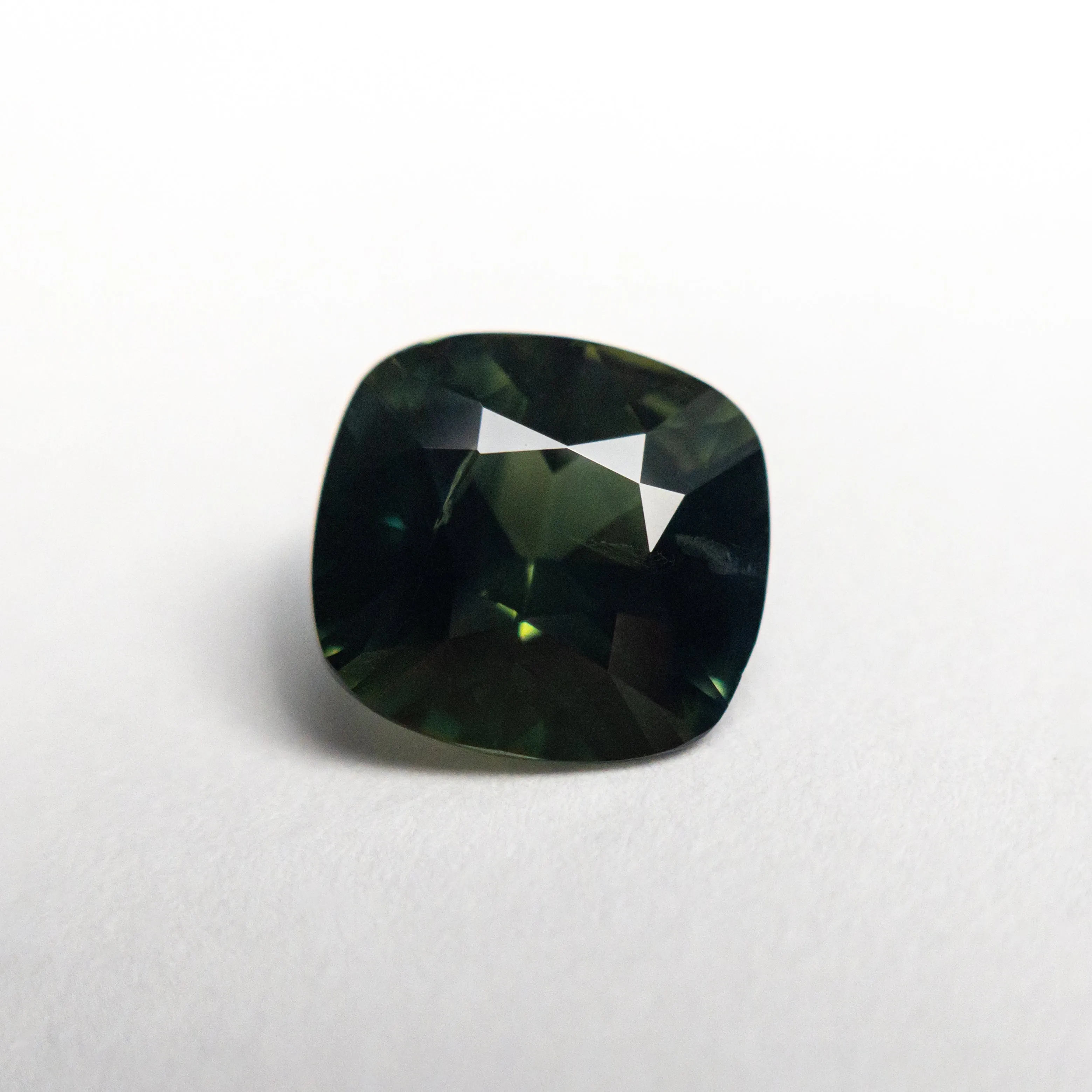 Green Brilliant Sapphire - 2.35ct Cushion