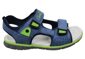 Grosby Dodge Junior & Older Kids Comfortable Adjustable Sandals