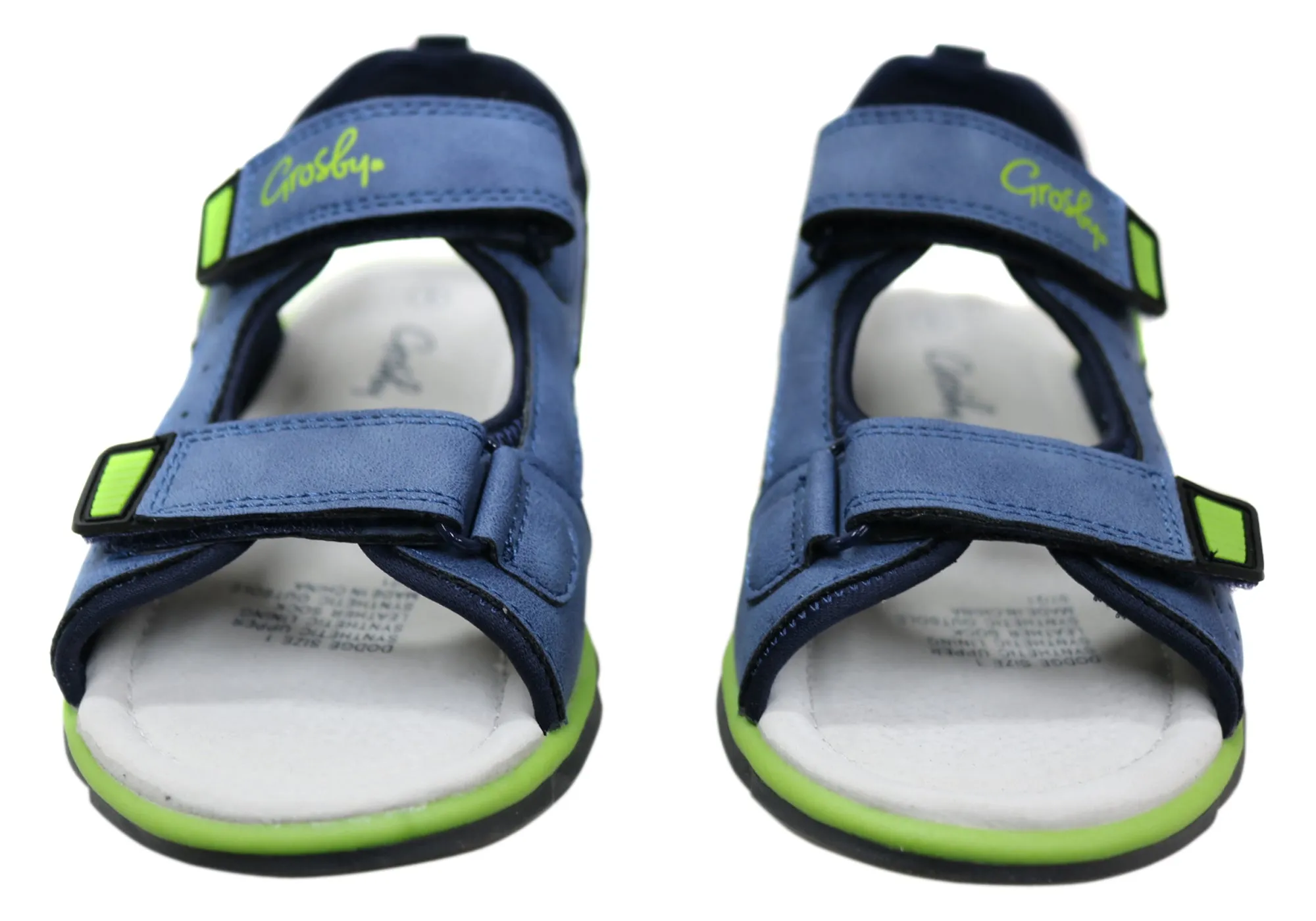 Grosby Dodge Junior & Older Kids Comfortable Adjustable Sandals