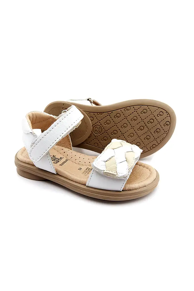 Harlequin Sandals - Snow / Cream