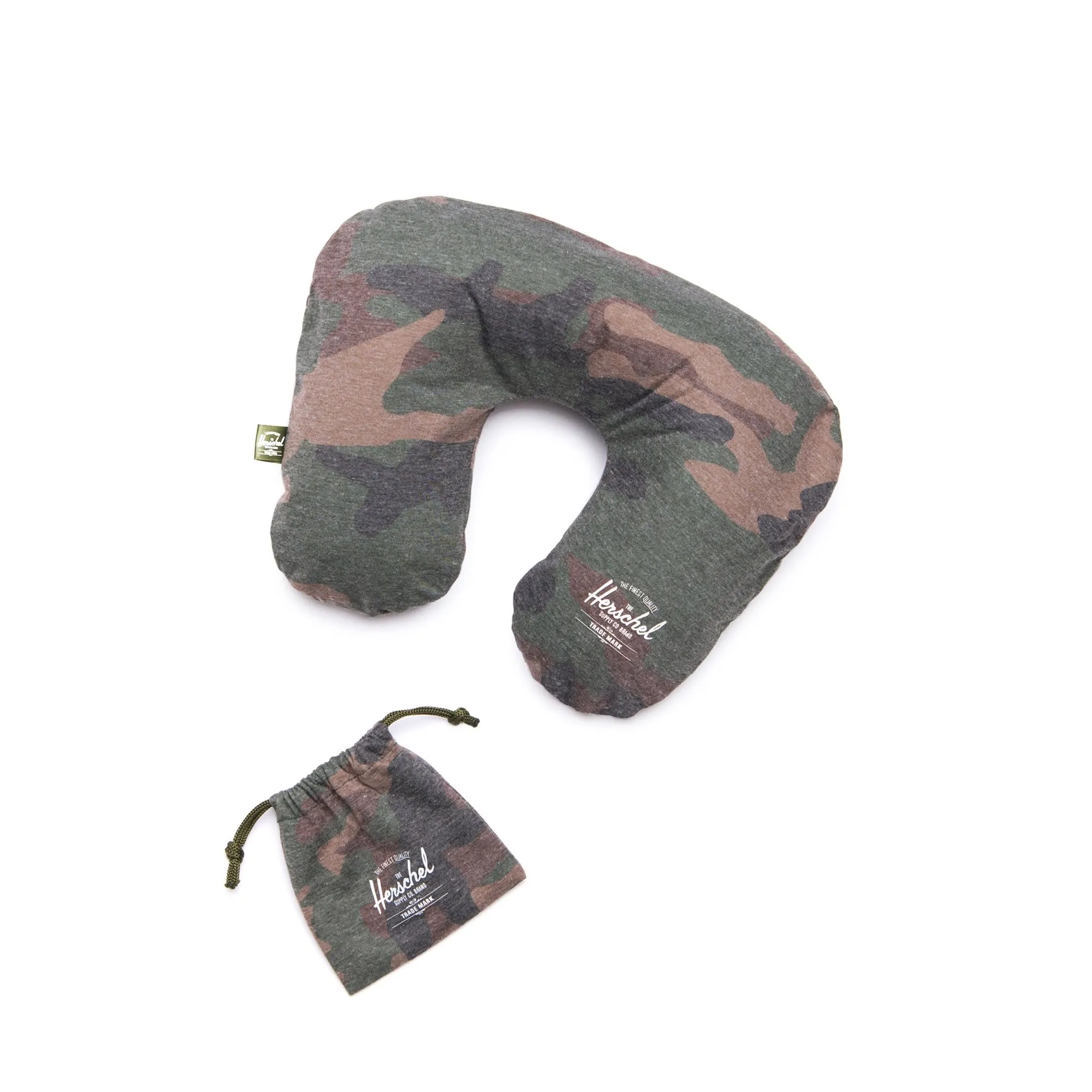 Herschel Inflatable Pillow Woodland Camo