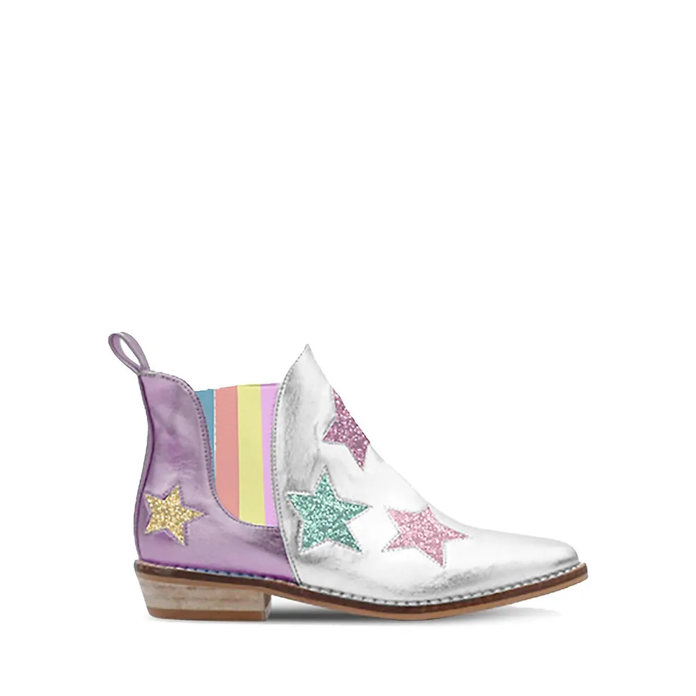 Hudson's Bay Girl's Glitter Star Boots