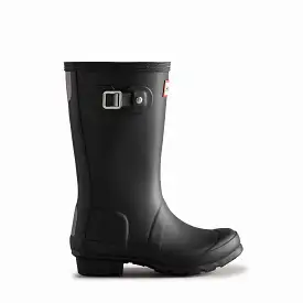 Hunter Black Original Kids Rain Boot