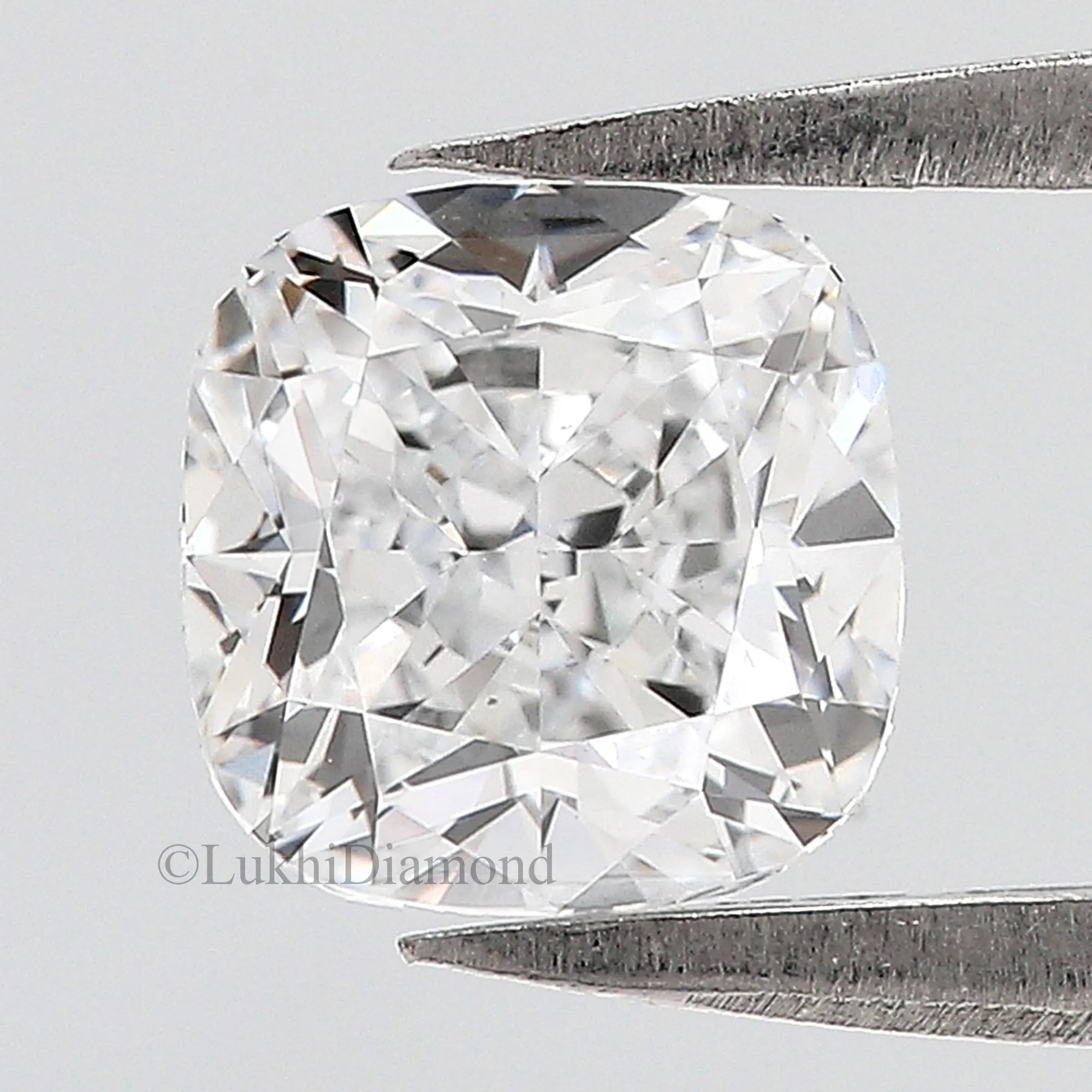 IGI Certified 1 Ct, 1.5 Ct, 2 Ct, 2.5 Ct, 3 Ct Cushion Brilliant Cut Lab Grown Diamond Lab Created Loose Diamond for Engagement 