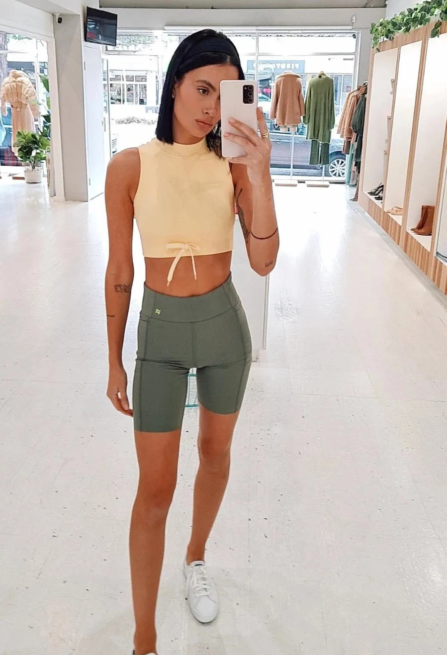 Jo Madi  Bike Shorts Khaki