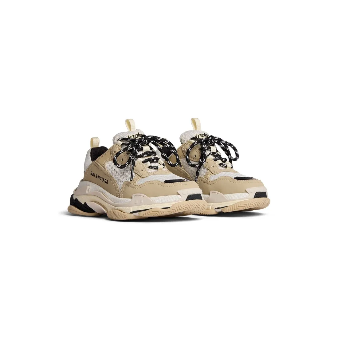      Kids - Triple S Sneaker  in Beige/white 