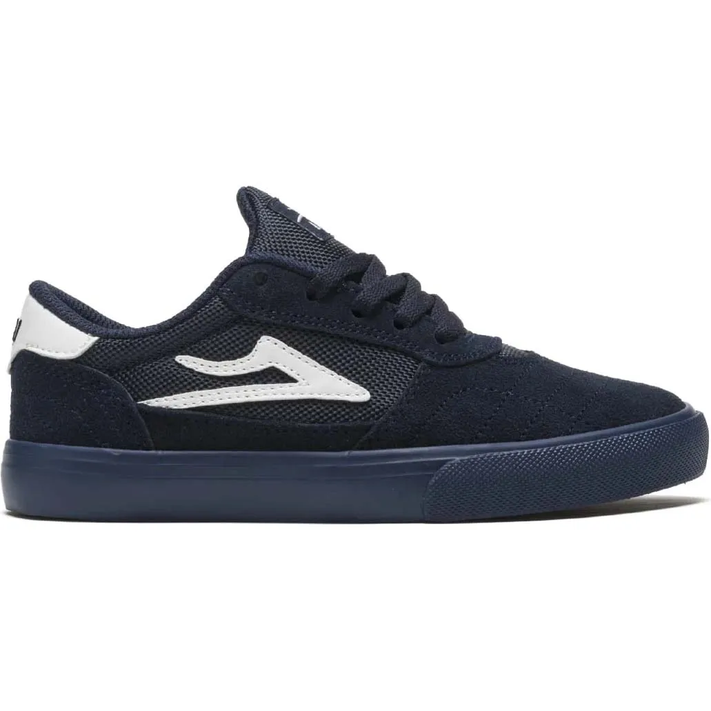 Lakai Cambridge Kids Skate Shoes - Navy/Navy Suede