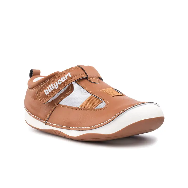 LONDON WIDE tan baby and toddler sandals