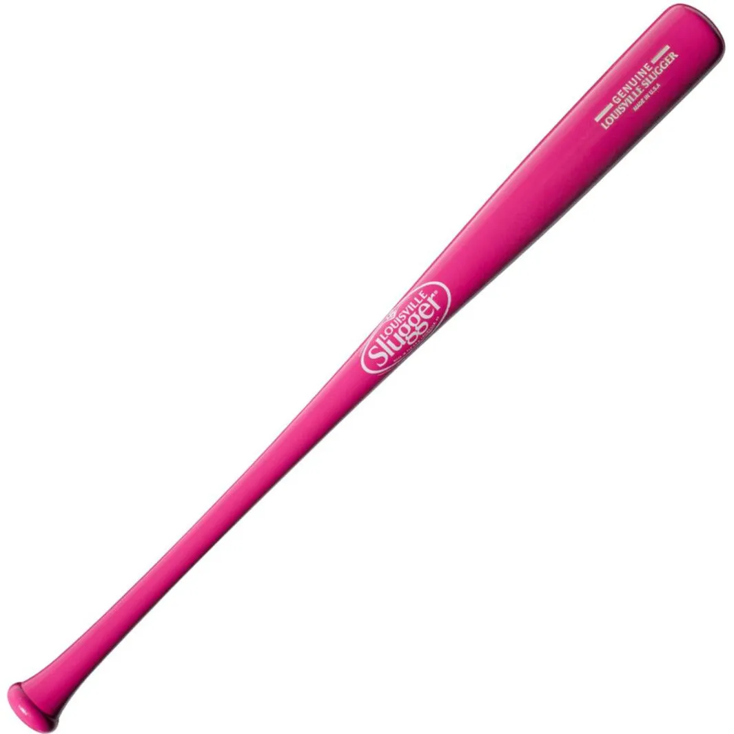 Louisville Slugger Genuine MIX Pink Wood Baseball Bat: WBL2691010