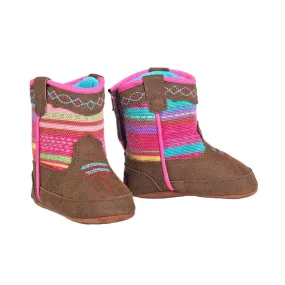 M & F Western Blazin Roxx Infant Girl's Camilla Bucker Boots - Multi Brown