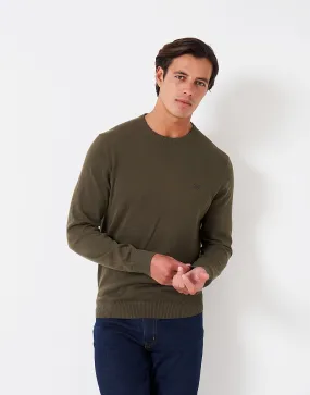 Men's Organic Cotton Crew Neck Jumper from Crew Clothing Company