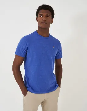 Men's Slub T-Shirt - Strong Blue from Crew Clothing Company