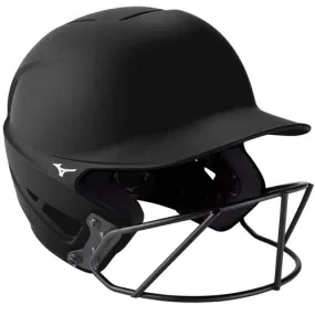 Mizuno F6 Solid Fastpitch Batting Helmet with Mask: 380395 / 380397