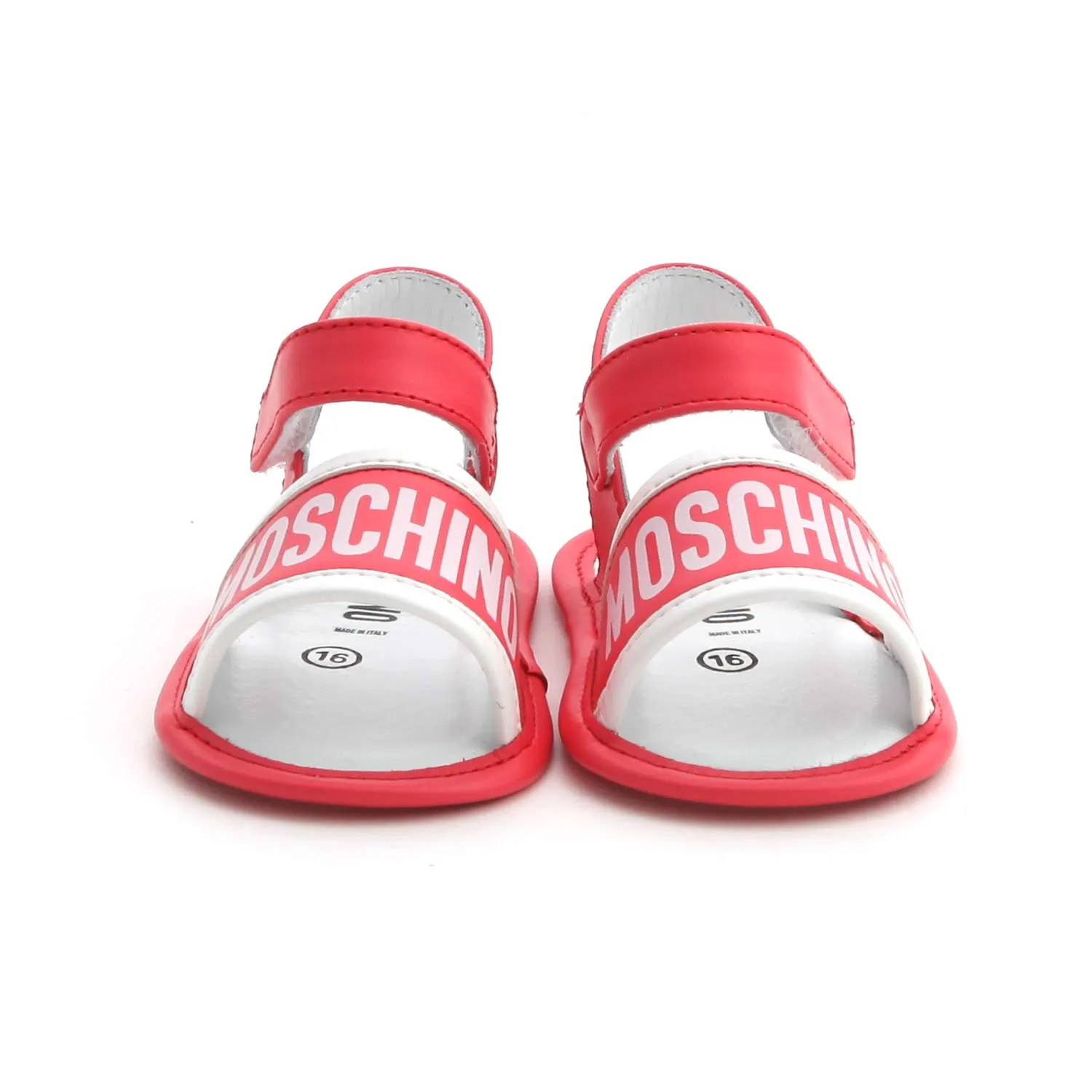 Moschino Sandals With Logo For Baby Girl