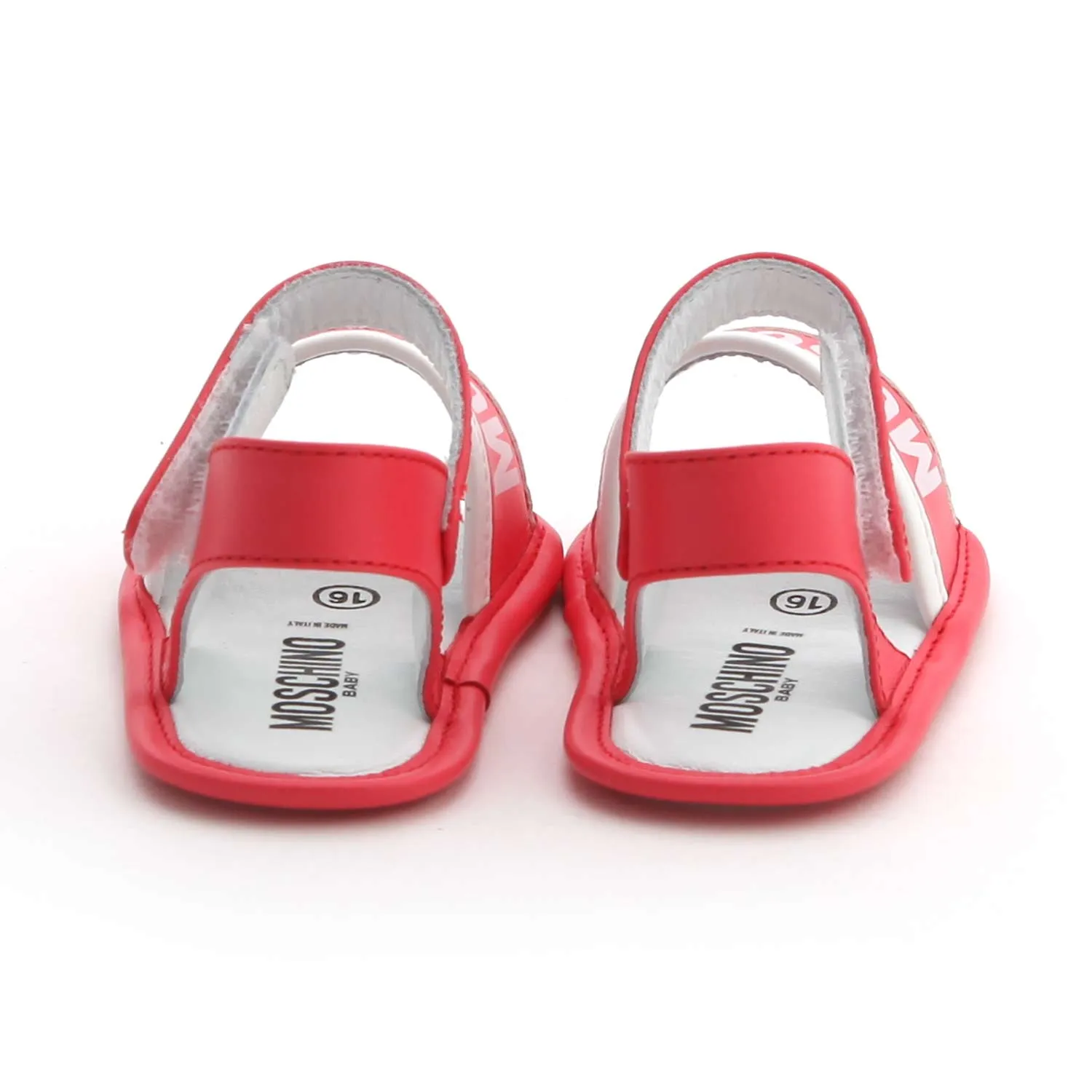 Moschino Sandals With Logo For Baby Girl