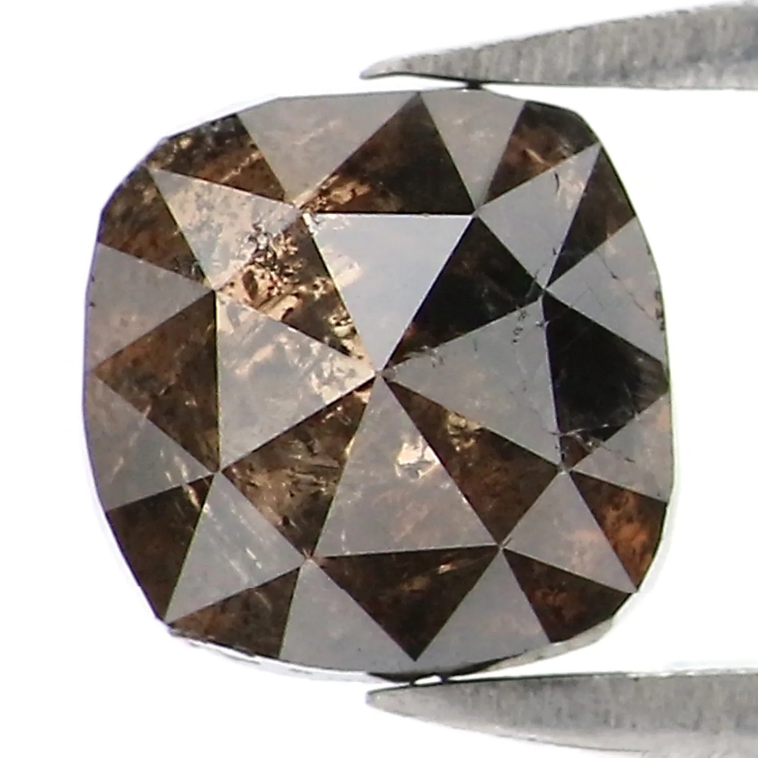 Natural Loose Cushion Diamond, Brown Color Diamond, Natural Loose Diamond, Cushion Rose Cut Diamond, 1.15 CT Cushion Shape Diamo