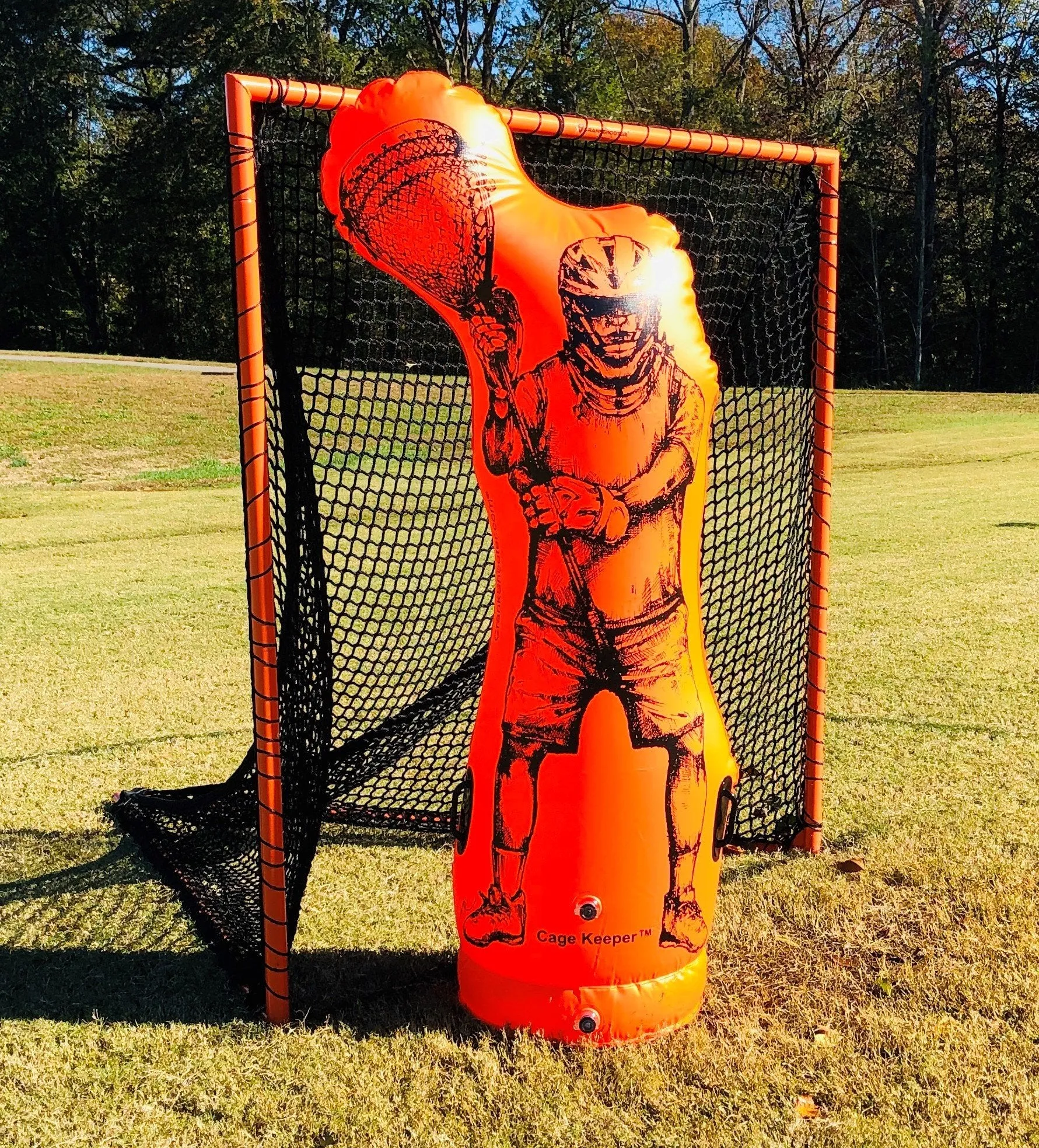 NEW! Cage Keeper by Crankshooter - Inflatable Goalie, Dummy, Shooting Trainer - FREE SHIPPING!