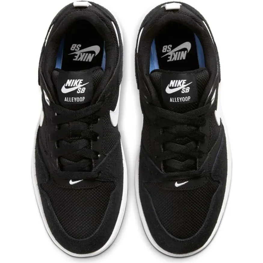 Nike SB Alley Oop (GS) Kids Skate Shoes - Black/White-Black