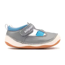 NOAH grey and blue baby and toddler boys sandals