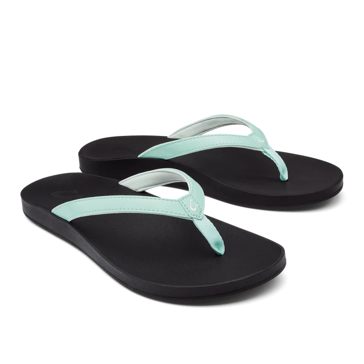 Olukai Puawe Ladies Sandals Sea Glass - A One Clothing