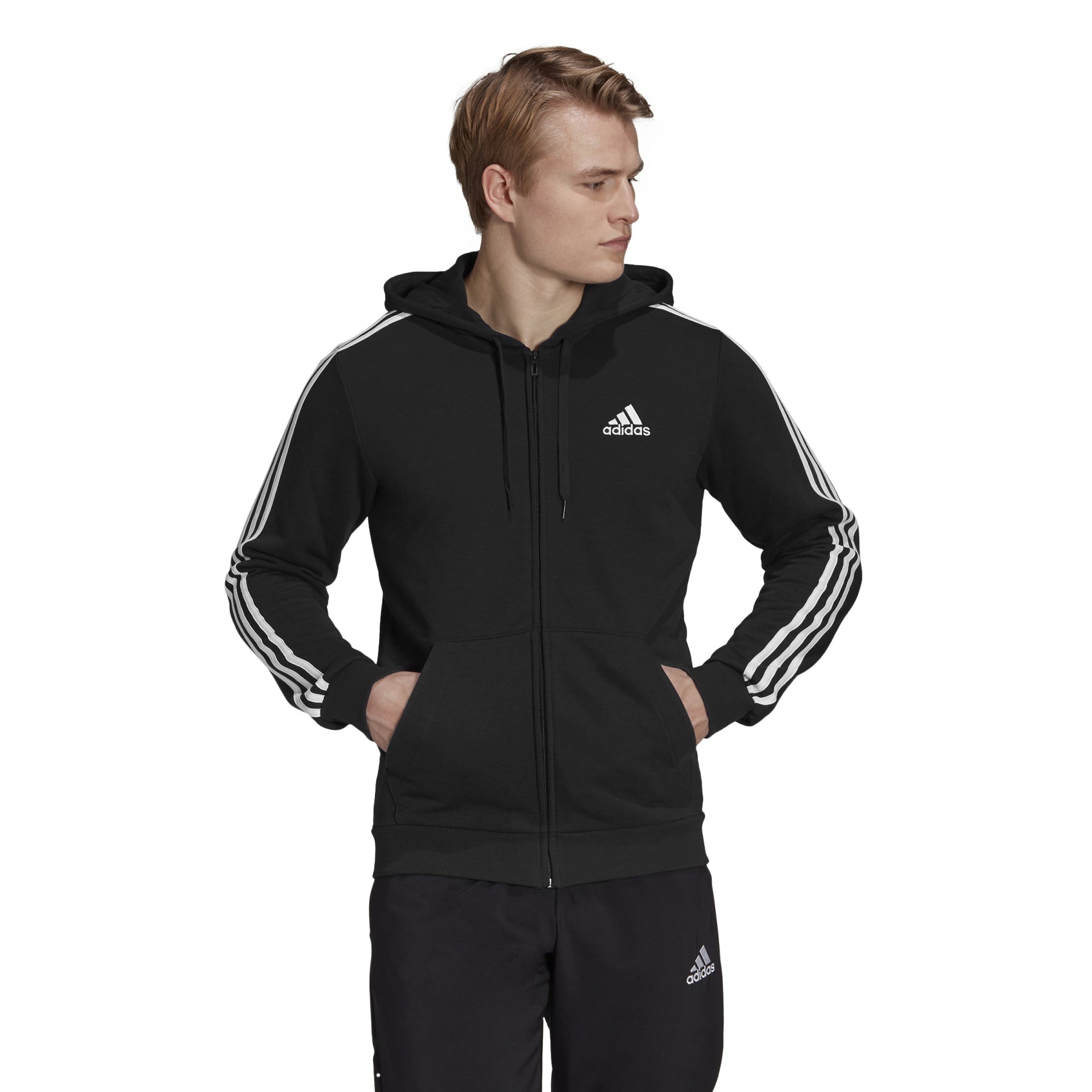 Polera Adidas Hombre M 3S FT FZ HD | GK9032