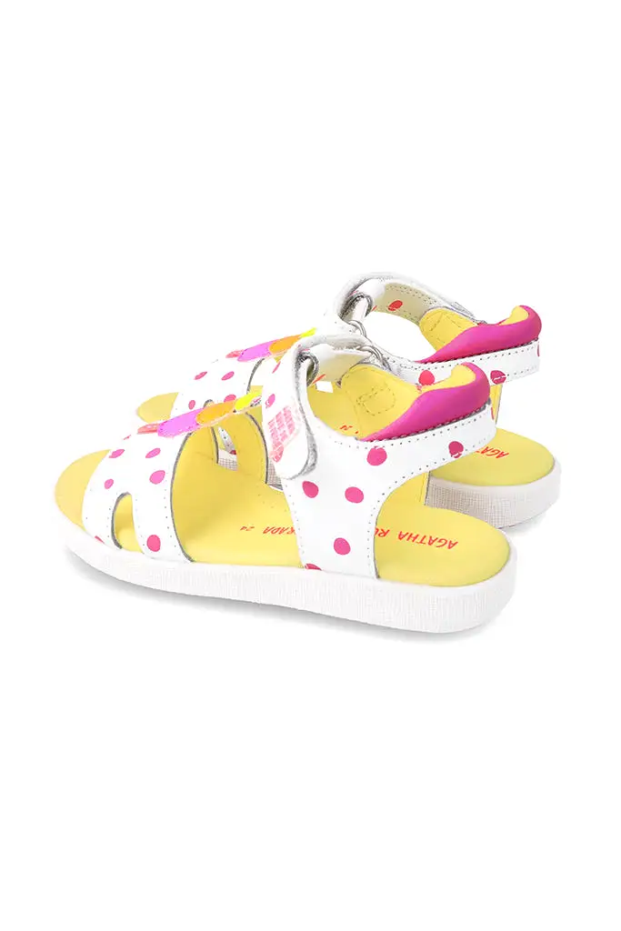 Polka Dot Ice Cream Sandals