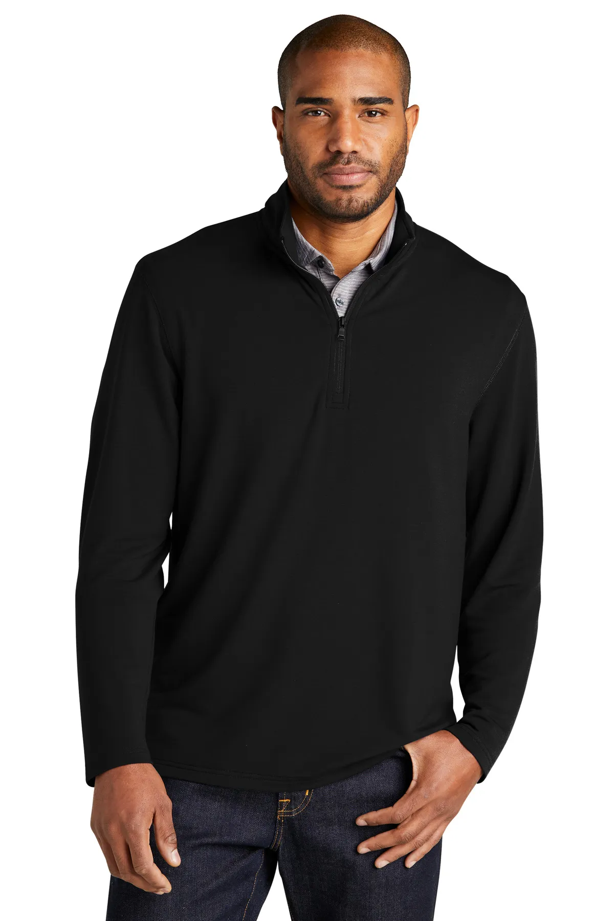 Port Authority Clothing K825 Port Authority   Microterry 1/4-Zip Pullover SKU: K825