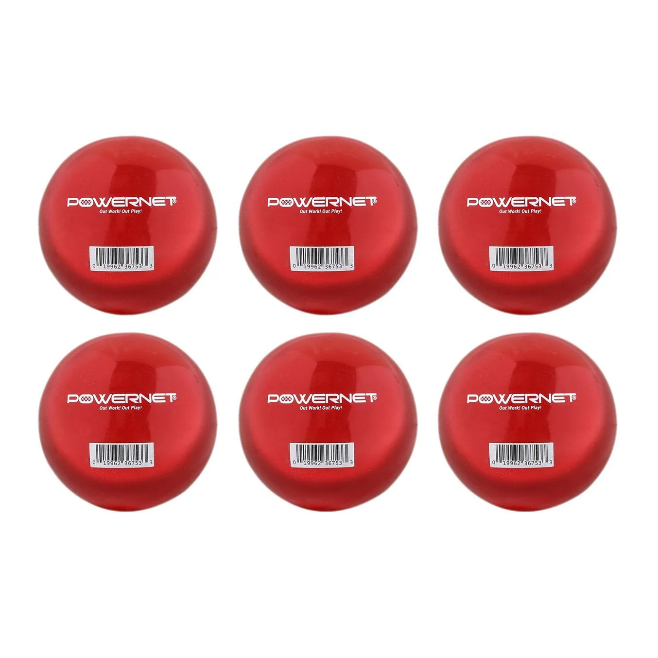 PowerNet 2.8 Weighted Hitting and Batting Training Ball (6 Pack): 1004