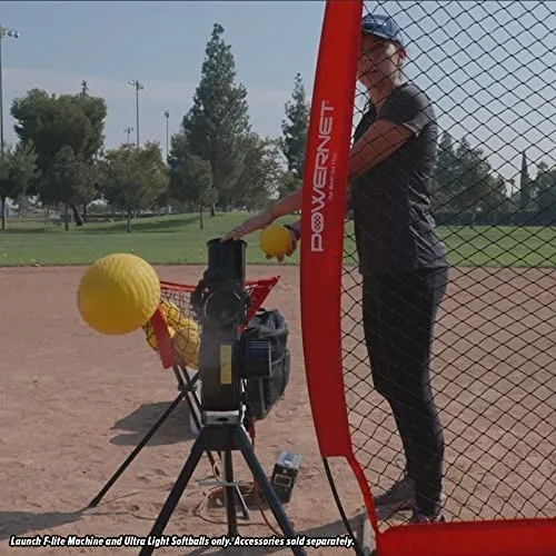 PowerNet Launch F-Lite Portable Pitching Machine: 1194