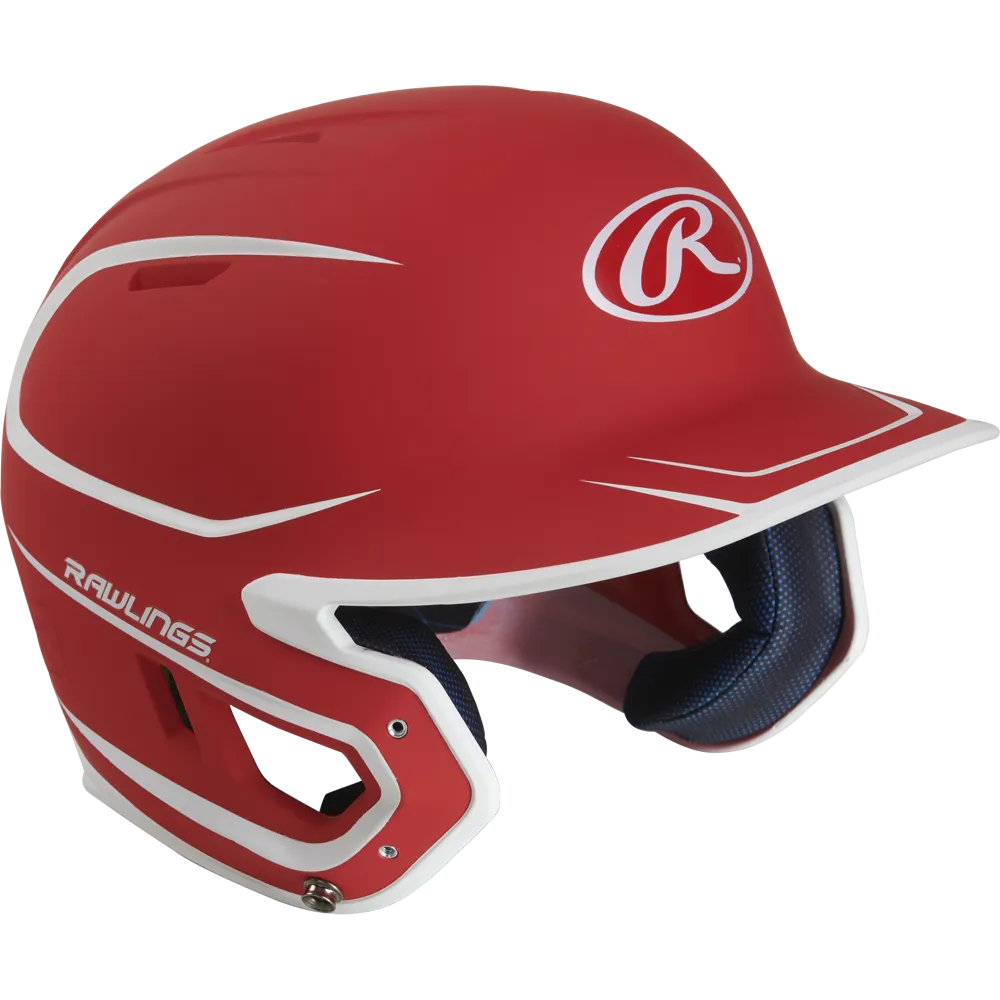 Rawlings Mach Two Tone Matte Batting Helmet: MACH2