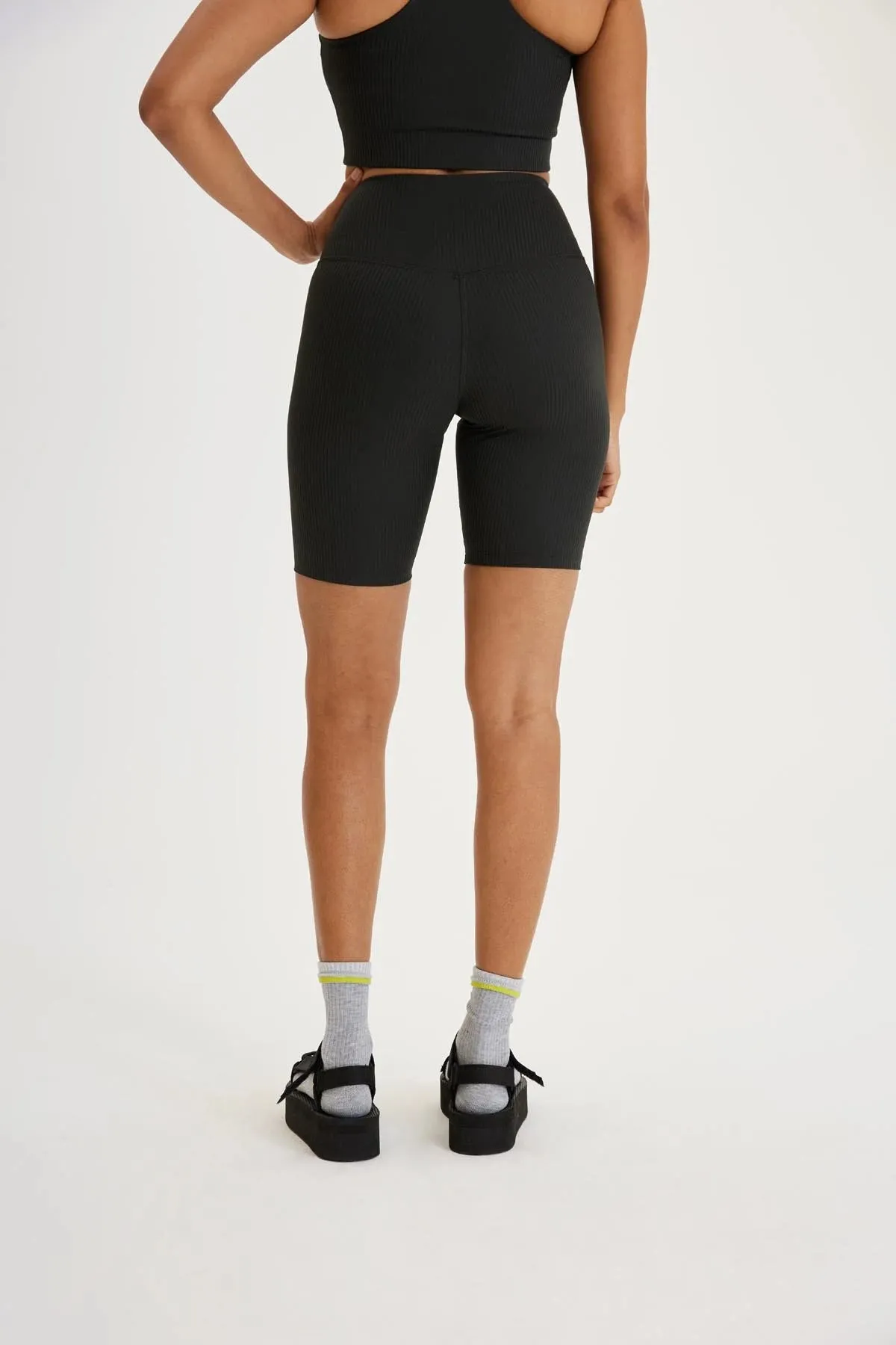 Rib High Rise Bike Short