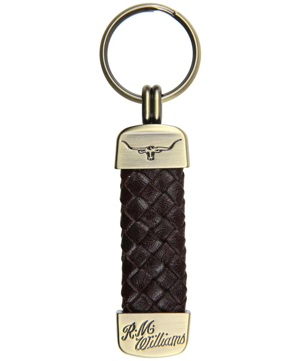 RM Williams Plaited Key Ring - Brown - Gillanders.ie Town & Country Clothing