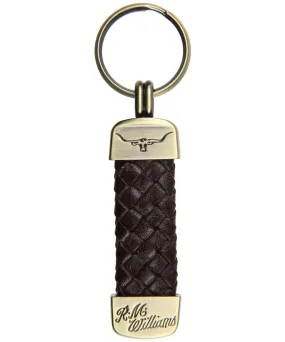 RM Williams Plaited Key Ring - Brown - Gillanders.ie Town & Country Clothing