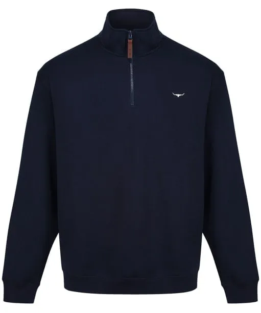 R.M.Williams 1/4 Zip Mulyungarie Fleece - Navy - Gillanders.ie Town & Country Clothing