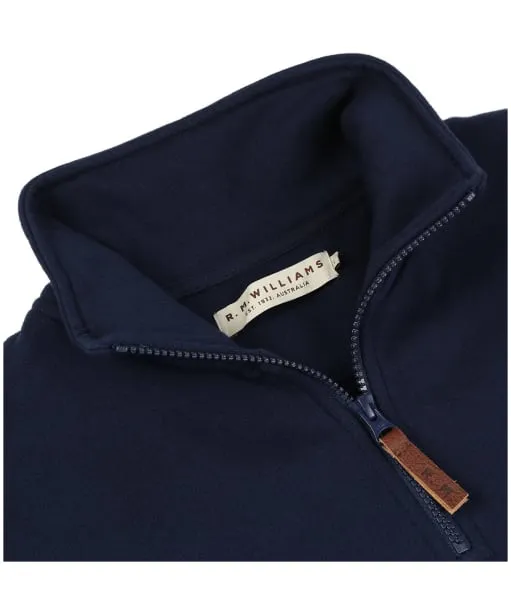 R.M.Williams 1/4 Zip Mulyungarie Fleece - Navy - Gillanders.ie Town & Country Clothing