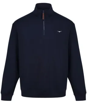 R.M.Williams 1/4 Zip Mulyungarie Fleece - Navy - Gillanders.ie Town & Country Clothing