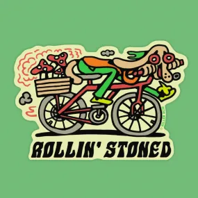 Rollin' Stoned Bike Sticker